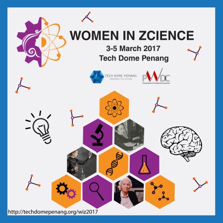 women in zcience WIZ 2017 tech dome penang